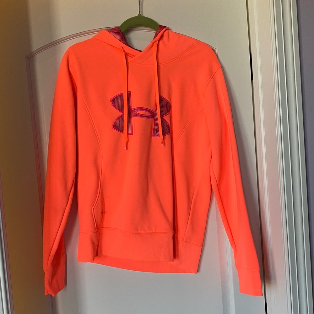 Underarmor Highlighter Orange Sweatshirt